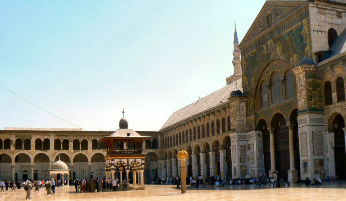 la mosquée des Omeyyades de Damas, Syrie