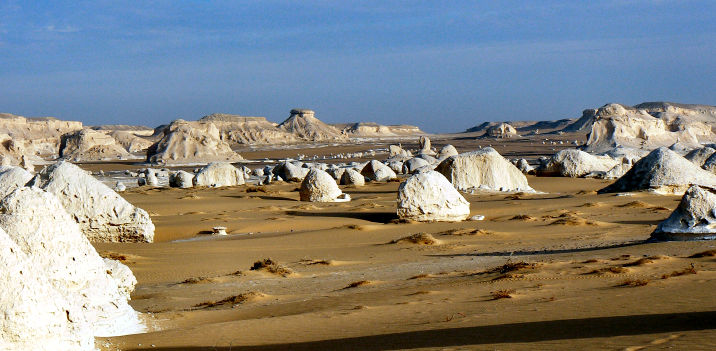 désert blanc en Egypte