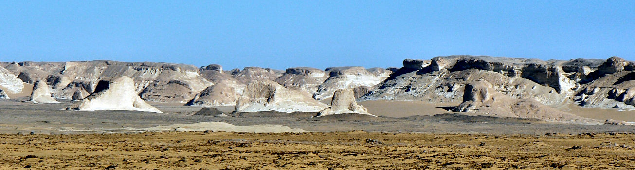 désert blanc en Egypte